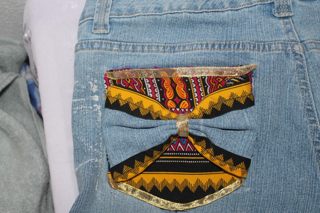 DIY: Ankara Bow Shorts ( African Material ) - Eni's Closet Obsessions